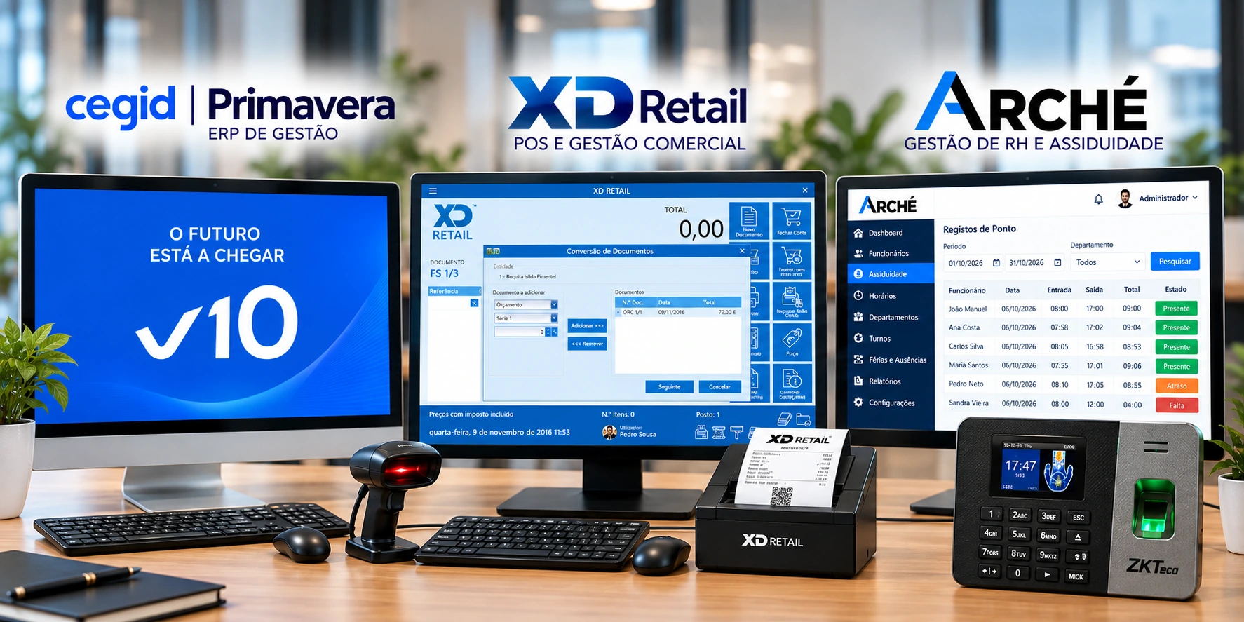 Imagem ilustrativa: Gestão empresarial, ERP e POS