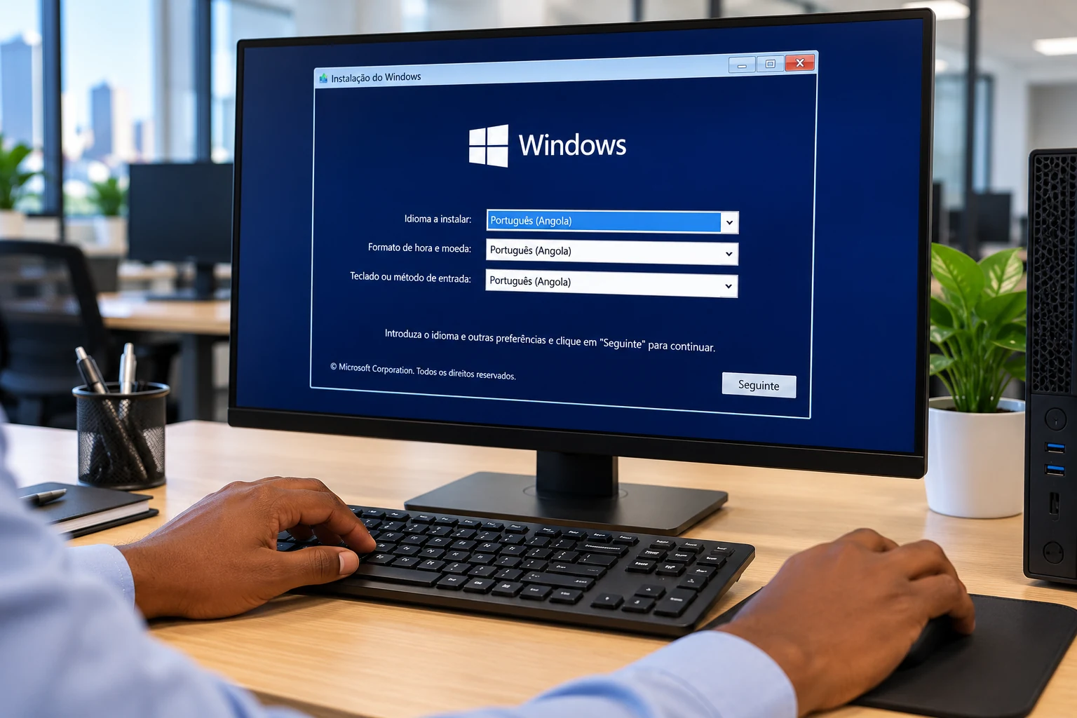 Imagem ilustrativa: Instalação e configuração de Microsoft Windows, Office e aplicações